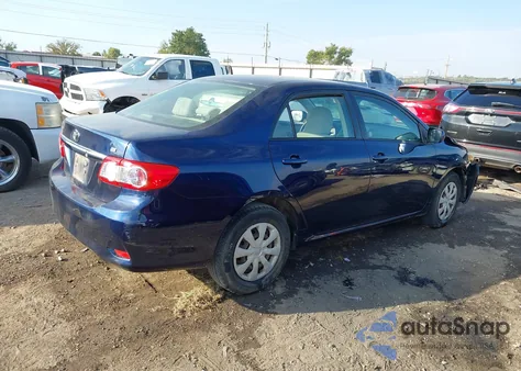 2011 Toyota Corolla Le z USA, uszkodzony, nr VIN JTDBU4EE0B9144381